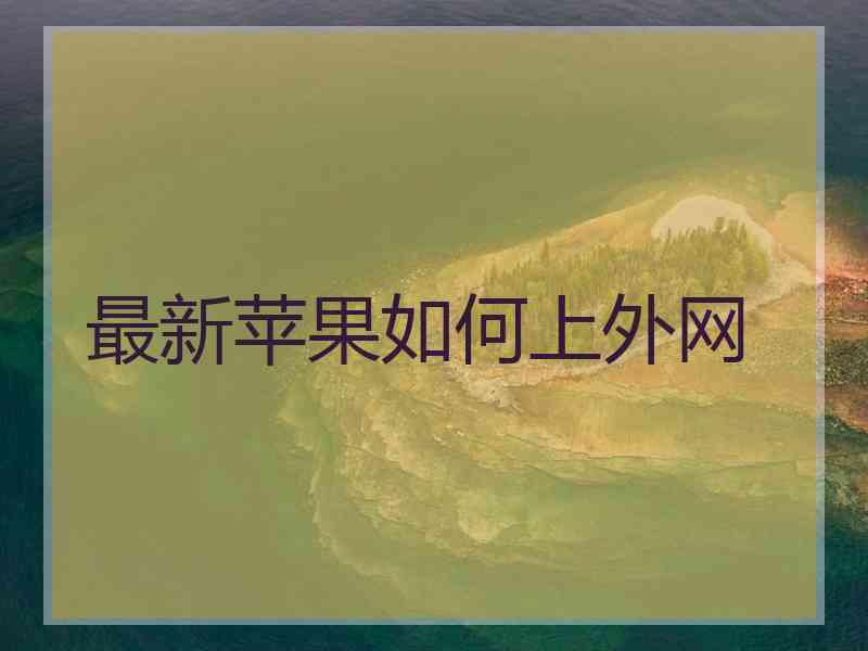最新苹果如何上外网